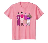 Gorillaz Cracker Island Group T-Shirt, Enfant, Rose, 10 Ans