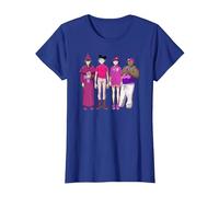 Gorillaz Cracker Island Group T-Shirt, Femme, Bleu Royal, XS