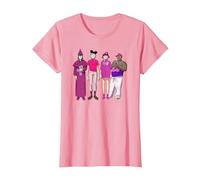 Gorillaz Cracker Island Group T-Shirt, Femme, Rose, M