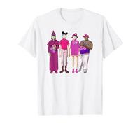Gorillaz Cracker Island Group T-Shirt, Homme, Blanc, 6XL