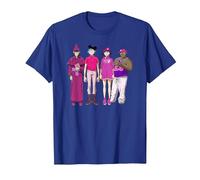 Gorillaz Cracker Island Group T-Shirt, Homme, Bleu Royal, XXL