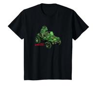 Gorillaz Geep Logo Reverse T-Shirt, Enfant, Noir, 12 Ans
