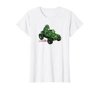 Gorillaz Geep Logo Reverse T-Shirt, Femme, Blanc, L