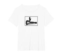 Gorillaz Hand with The Rising Thumb T-Shirt, Femme Grandes Tailles, Blanc, 1X