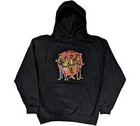 Gorillaz Sweat-Shirt À Capuche Group Circle Rise Band Logo Officiel Unisex Navy Size XXL