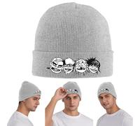Gorillaz Symbole Bonnet Chaud tricoté Bonnet d’Hiver Skullies Beanies Hip Hop Casquettes pour Unisex