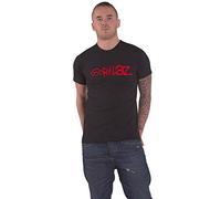Gorillaz T Shirt Band Logo Nouveau Officiel Homme Noir Size M