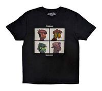 Gorillaz T Shirt Demon Days Band Logo Nouveau Officiel Homme Noir Size M