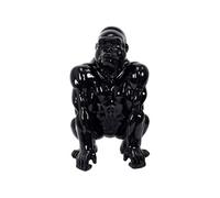 - Gorille accroupi en résine 46 cm noir