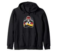 Gorille Allemand Fort - Drapeau Allemand Sweat à Capuche