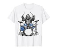 Gorille Batteur Singe T-Shirt