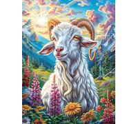 Gorille dans Le Jardin Fleuri 1000 Pièces Puzzle pour Ado en Carton Haute Qualité Épais Mythes Animal Plante Facile Débutant Jeu De Société Cadeau Fête des Pères Petit Prix Qualité Premium 1000 P