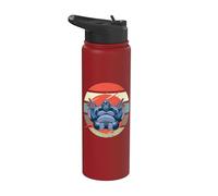 Gorille méditation paix calme force expressive harmonie Stainless Steel Insulated Water Bottle