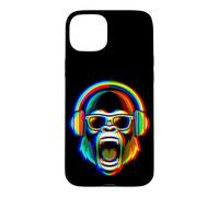 Gorille Pop Art, Design, DJ, Humour, Music et Street Art Coque pour iPhone 15 Plus