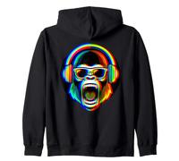 Gorille Pop Art, Design, DJ, Humour, Music et Street Art Sweat à Capuche
