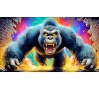 Gorille Puzzle 1000 pièces Educa Divertissement créatif De l'art Décoration Jeu éduchatif Challenge Toy pour Adultes & Enfants des 14 Ans 38x26cm/1000pcs