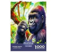 Gorille Puzzle 1000 Pièces Educa Jouet en Bois Cadeau Unique Décoration Intérieure Jeu ÉduChatif Challenge Toy Adultes & Enfants des 14 Ans 38x26cm/1000pcs