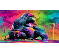 Gorille Puzzle 1000 pièces Educa Jouet en Bois Jeu D'Intelligence Décoration Intérieure Jeu éduchatif Challenge Toy pour Adultes & Enfants des 14 Ans 38x52cm/1000pcs