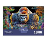 Gorille Puzzle 1000 Pièces, Puzzles Difficiles, Adaptés Aux Adultes Et Aux Enfants, Jeu De Défi Intellectuel 70x50cm/1000pcs