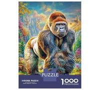 Gorille Puzzle 1000 Pièces, Puzzles Difficiles, Adaptés Aux Adultes Et Aux Enfants, Jeu De Défi Intellectuel 70x50cm/1000pcs
