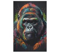 Gorille Puzzles Adulte - Puzzle en Bois 1000 Pièces - Challenge - Adultes Et Enfants Dès 12 Ans 78×53cm