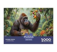 Gorille1000 Piece Jigsaw Puzzle for Adults and Kids Educhational Games Choisir FruitsFun and Challenging Home Decors Great Cadeau Idea70x50cm/1000pcs