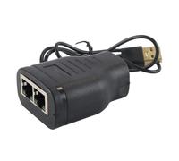Gorise Adaptateur Répartiteur Réseau Gigabit, Répartiteur Ethernet RJ45 1 Vers 2, Haut Débit 1000/100 Mbps, Avec Port D'alimentation USB Pour Ordinateur, Concentrateur, Commutateur