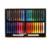 Gorise Coffret De Pastels À L'huile Ultra Doux - 36 Couleurs Vibrantes + 2 Pastels Blancs Extra Résistants Pour Artistes Et Débutants, Palette Jeunesse Haute Saturation