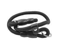 Gorise Collier de Dressage réglable en Nylon Anti-Traction, avec système Anti-étouffement, Corde d'escalade de 10 mm pour Chiens de Petite, Moyenne et Grande Taille, 50 cm, Noir, Taille M