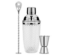 Gorise Ensemble De Shaker À Cocktail En Verre De 400 Ml, Outils De Barman Professionnels Pour Bar À Domicile, Mélange De Cocktails, Martini, Mojito, Jus De Luxe Et Shaker À Liqueur