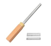 Gorise Outil de couronnement de frettes de guitare en diamant, lime à frettes avec 3 bords étroits/moyens/larges, outils de réparation de guitare et de luthier, manche en bois