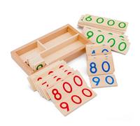 Gorise Outils Pédagogiques Montessori En Mathématiques, Système D'apprentissage Des Nombres De 1 À 9000, Outils Pédagogiques En Arithmétique, Cartes Éducatives De Différentes