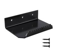 Gorise Ouvre-porte sans contact Ouvre-porte mains libres au pied Fer noir Espace public Bureau Restaurant Hygiénique Facile à installer Robuste et durable Sans contact