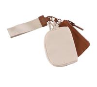 Gorise Porte-clés, Portefeuille, Pochette détachable, Double Pochette, Mini Porte-Monnaie zippé, Petit Porte-Cartes pour Voyage, entraînement, Course à Pied, Salle de Sport