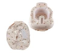 Gorise Siège gonflable - 3 mois et plus, avec pompe à air intégrée, canapé avec support dorsal pour nourrir, s'asseoir, voyager et plus encore