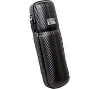 GORIX Boîte à Outils de Vélo Boîte Bouteille Étanche Zip Carbone Modèle Route VTT Vélo Cyclisme Noir(GX-Case(Long 25cm))
