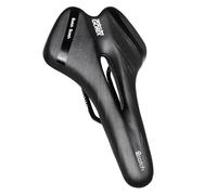 GORIX Selle de vélo Coussin Confortable avec Rail Vélo de Route de Montagne pour Homme et Femme(A6-1) (Noir)