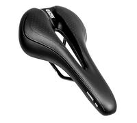 GORIX Selle de vélo Coussin Confortable avec Rail Vélo de Route de Montagne pour Homme et Femme (GX-C19) (Noir)