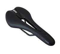 GORIX Siège de Selle de Vélo Modèle de Course Coussin Confortable avec Rail Vélo de Route de Montagne pour Hommes et Femmes (3621A) (Tout Noir)