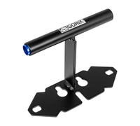 GORIX Support de Montage sur Fourche arrière pour vélo, Support de Voiture, Camion de Stockage, Route, vélo de Montagne (GX-0114) (axe traversant 12/15 mm (Noir Mat))