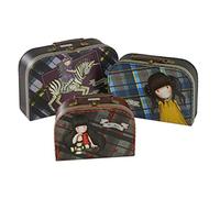 Gorjuss 3 valisettes gigognes Tartan en Carton