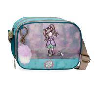 Gorjuss A Whispered Key Sac à bandoulière Deux Compartiments Multicolore 23 x 17 x 8 cm Nylon, Multicolore, Talla única, Bandoulière Deux Compartiments