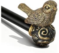 Gormena Tringle à Rideau Noir 80-148cm,Embouts Décoratifs En Forme D'Oiseau | DiamèTre 25mm,Extensible MéTal Renforcé,Fixation Murale,Avec Supports,Adapté Pour IntéRieure,Salon,Chambre Et FenêTres.