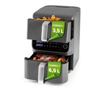 Gormetmaxx Friteuse à air chaud Double Compartiment Doppelkorb Vertical Airfryer
