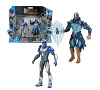 Gormiti, Coffret 2 Figurines 15 cm, Scion + Gormiti associé, Modèle Eau - Carter et AQU, pour Les Enfants à partir de 4 Ans, GRV194