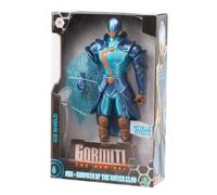Gormiti, Figurine articulée 27 cm, Gormiti avec Son Arme, Modèle Eau - AQU, pour Les Enfants à partir de 4 Ans, GRV064, Multicouleur