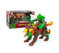 Gormiti Forest Beast Troncalion + Lord Tasarau de 7 cm, Pack de 2 Figurines avec Une hyperbête et Une poupée des protagonistes de la série Saison 3, +4 Ans, célèbre (GRL02200)