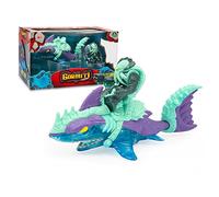 Gormiti - Sea Beast Megalodox + Lord Poivrons de 7 cm, Pack de 2 Figurines de Jouet avec Une hyperbestie et Une poupée des protagonistes de la série Saison 3, 4 Ans, Célèbre (GRL02100)