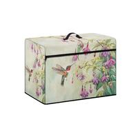 Goronwyfloyd Housse de machine à coudre violette avec poches compatible avec machine à coudre Singer, Brother standard