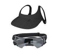 Gorro para Perros - Sombrero de Sol para Perro | Sombrero de Sol para Perro | Sombrero Solar Para Perros - Gorras Y Gafas Protectoras Para Perros Pequeños - Gorro Protector Ajustable Con Gafas Y Aguje